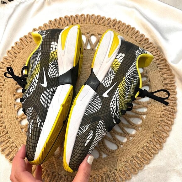 Nike D/MS/X Ghoswift White Black Dynamic Yellow Sneakers Size 9.5 BQ5108-100 - Picture 5 of 9